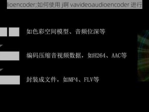 j啊vavideoaudioencoder;如何使用 j啊 vavideoaudioencoder 进行视频音频编码？