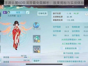 天下手游云麓60级溟澄套全面解析：效果揭秘与实战体验报告