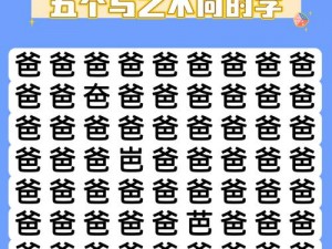 《汉字找茬王：字海寻踪攻略》