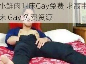 高中小鲜肉叫床Gay兔费 求高中小鲜肉叫床 Gay 兔费资源