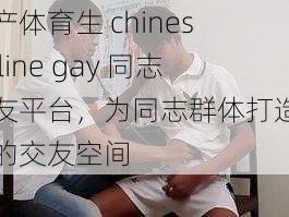 国产体育生 chines online gay 同志交友平台，为同志群体打造专属的交友空间