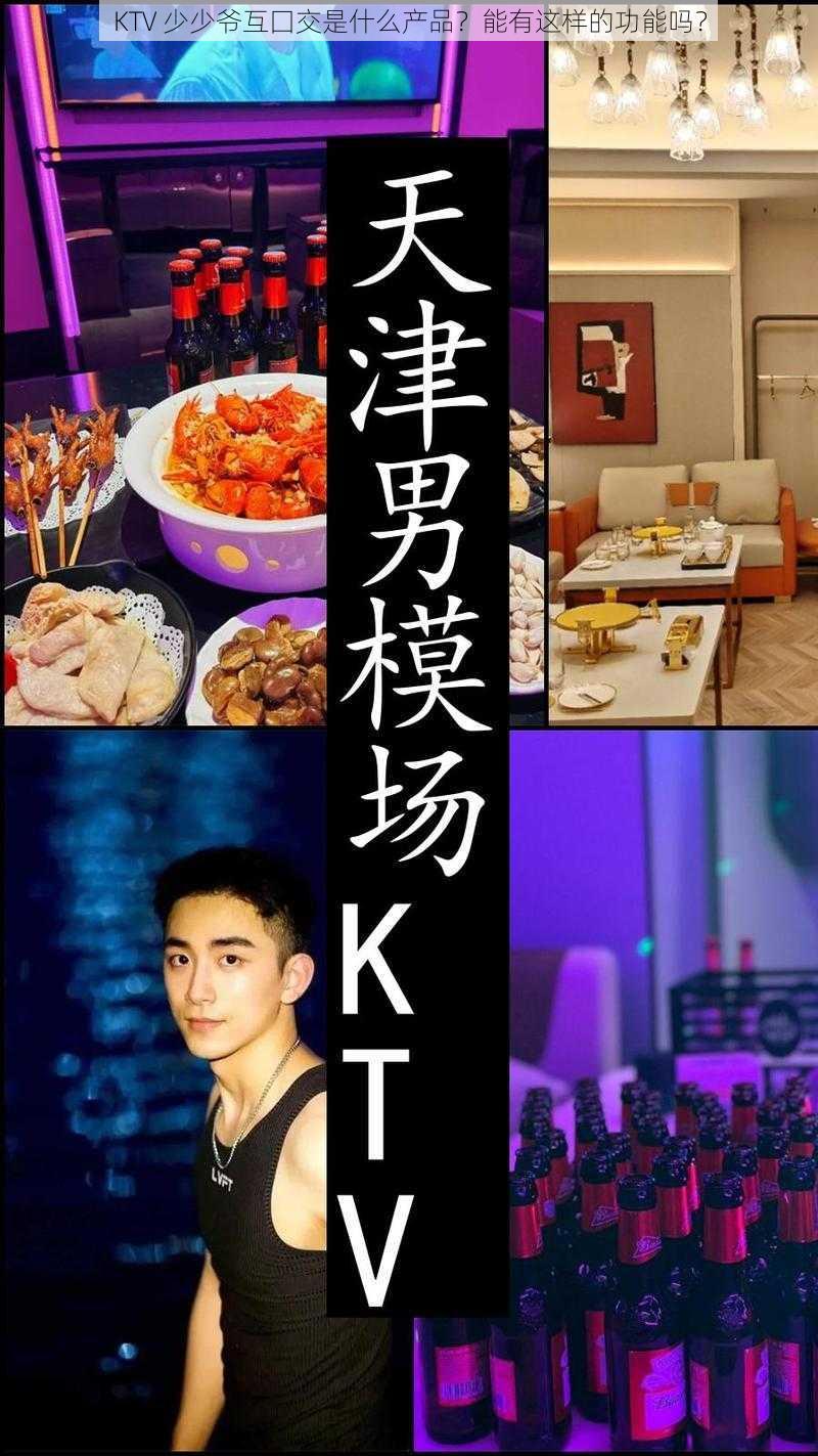 KTV 少少爷互囗交是什么产品？能有这样的功能吗？