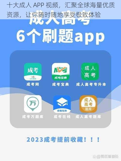 十大成人 APP 视频，汇聚全球海量优质资源，让你随时随地享受极致体验