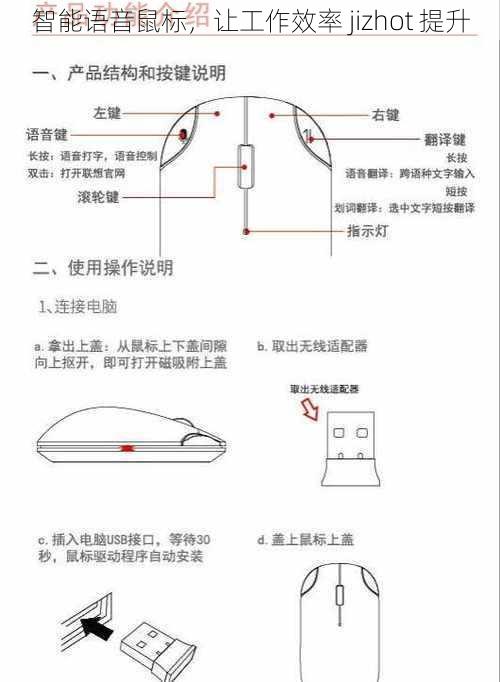 智能语音鼠标，让工作效率 jizhot 提升