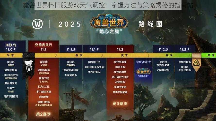 魔兽世界怀旧服游戏天气调控：掌握方法与策略揭秘的指南帖