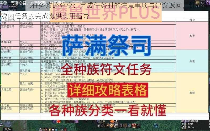 符文工厂5任务攻略分享：完成任务时的注意事项与建议返回，针对游戏内任务的完成提供实用指导