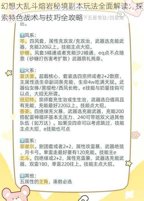 幻想大乱斗熔岩秘境副本玩法全面解读：探索特色战术与技巧全攻略