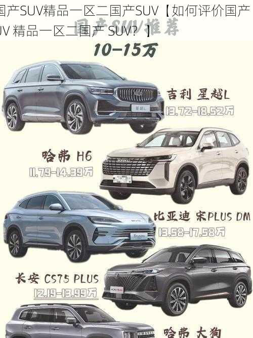 国产SUV精品一区二国产SUV【如何评价国产 SUV 精品一区二国产 SUV？】