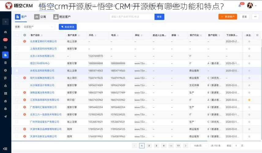 悟空crm开源版—悟空 CRM 开源版有哪些功能和特点？