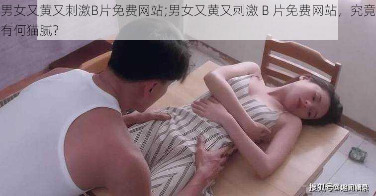 男女又黄又刺激B片免费网站;男女又黄又刺激 B 片免费网站，究竟有何猫腻？