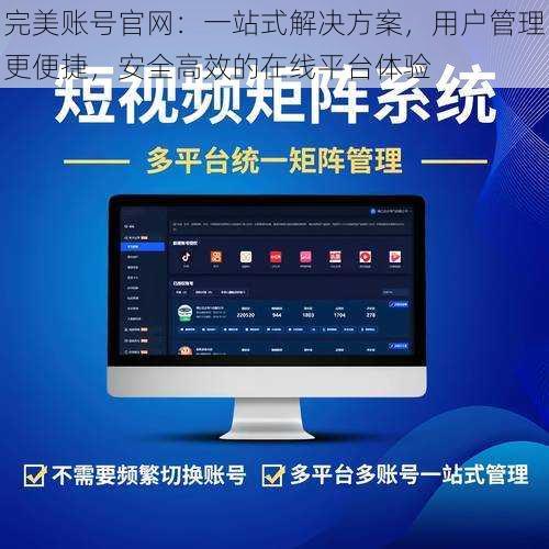 完美账号官网：一站式解决方案，用户管理更便捷，安全高效的在线平台体验