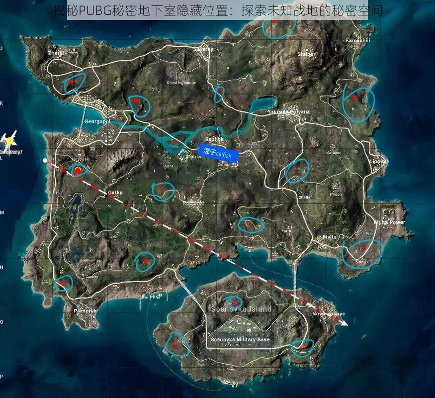 揭秘PUBG秘密地下室隐藏位置：探索未知战地的秘密空间